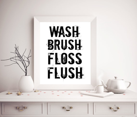 Bathroom Printable Art / Printable art / Best by SoulPrintables