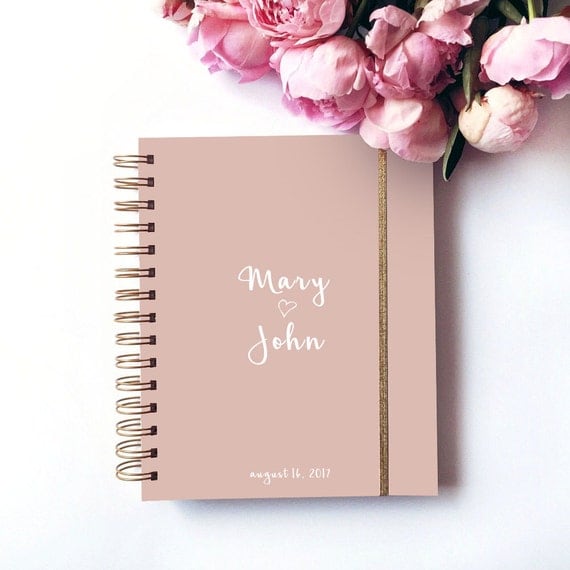Wedding Planner Personalized Elegant Planner Book by ... Wedding Planner Personalized Elegant Planner Book by ...