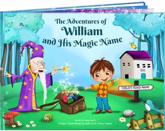 Personalized Childrens Gifts - A Personalized Kids Book Like No Other. Gift for Grandchildren - My Name Book - NEXT DAY DISPATCH