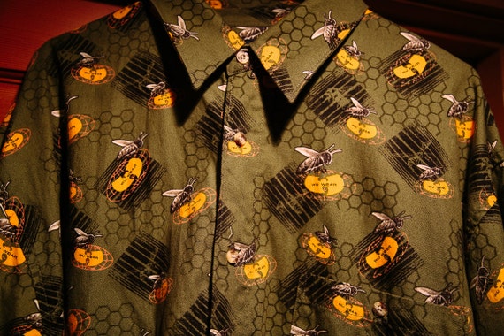 wu tang button up shirt