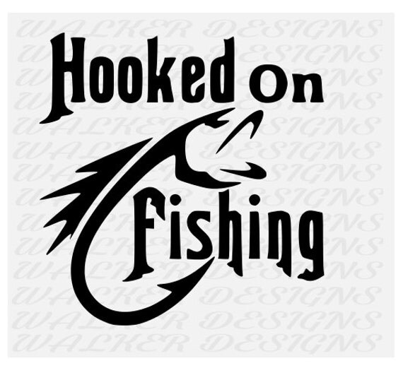 Download Hooked on fishing digital download SVG DXF EPS by ...