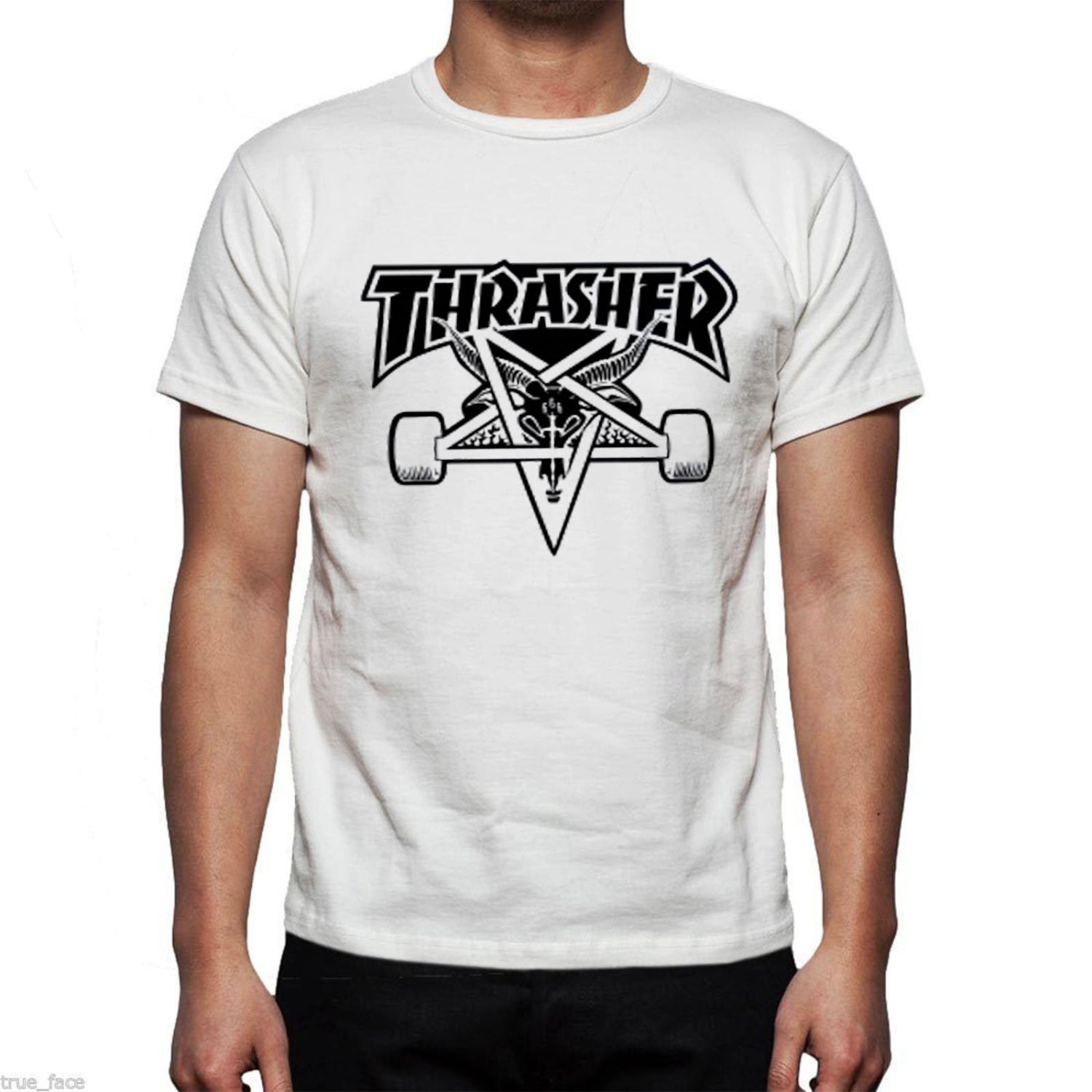 thrasher t shirt men's unisex skateboard t-shirt birthday