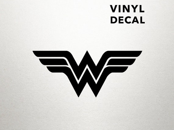 Wonder Woman Decal Vinyl Decal Wall Decal by dungeonsanddecals