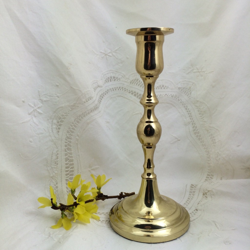 Vintage Brass Candlestick 14