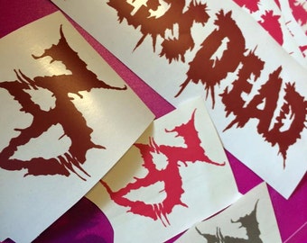 ZEDS DEAD vinyl decal pack! SINGLES listed here too!