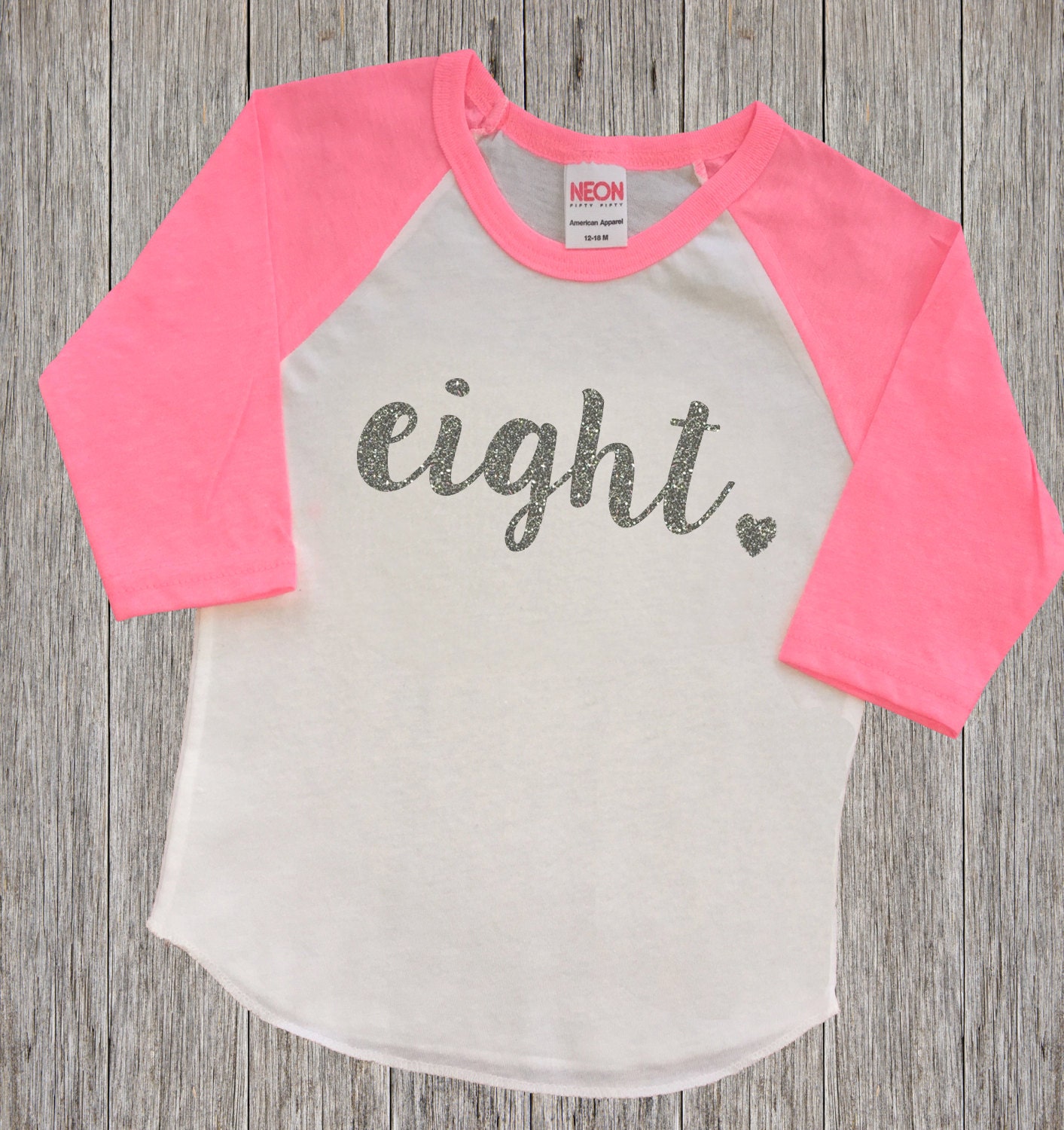 Eight Year Old Birthday Shirt Eighth by RusticPeachDesigns