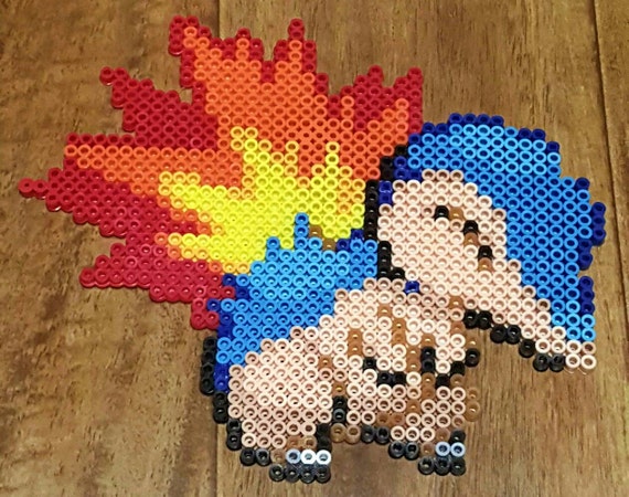 Items Similar To Cyndaquil Perler Bead Sprite On Etsy