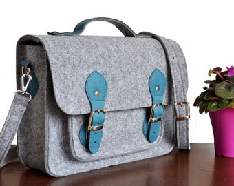 LAPTOP BAG, MESSENGER Bag, Felt Laptop Bag, Felt Messenger Bag, Felt Crossbody Bag, Felt Office Bag, Felt Purse