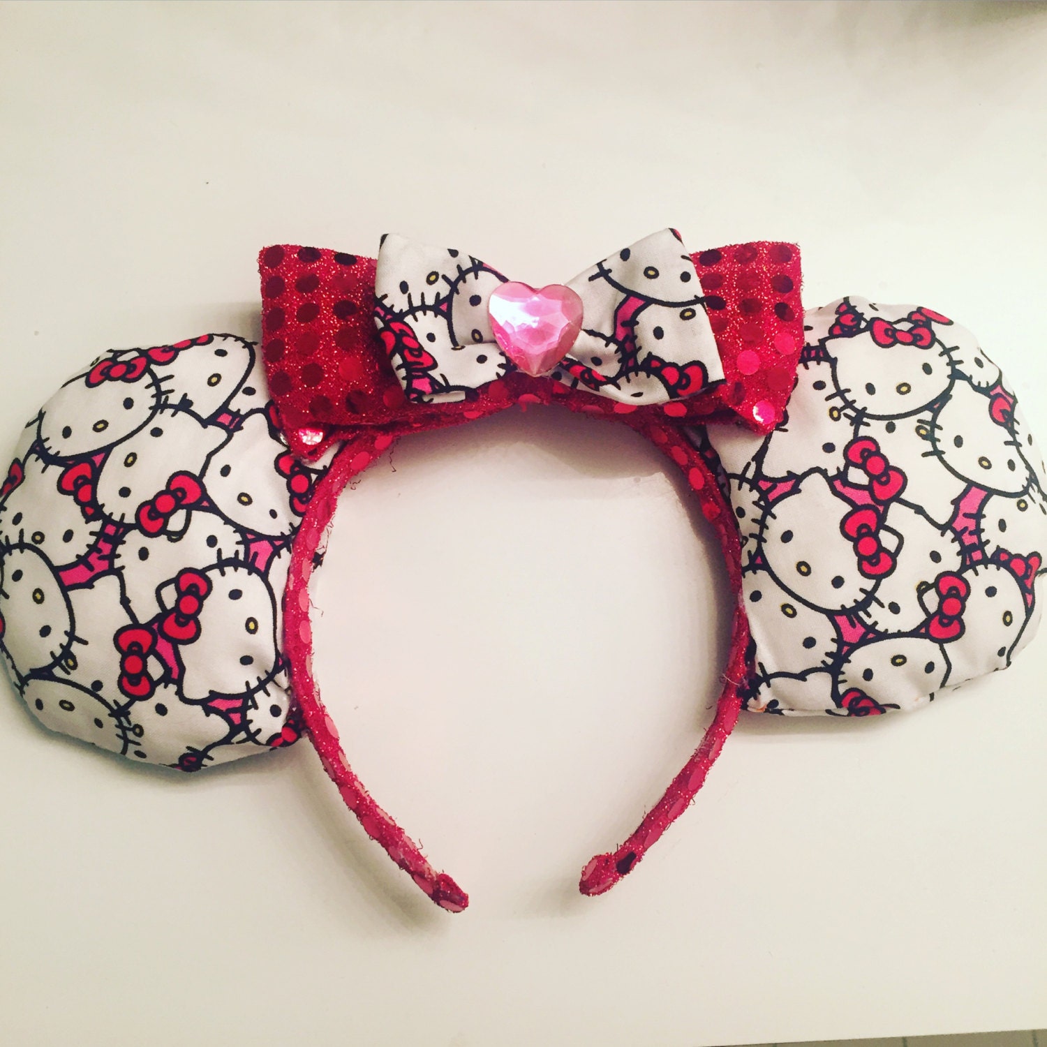 Hello Kitty Mouse Ears By Katandthemouse On Etsy 4852