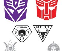 Popular items for decepticon logo on Etsy