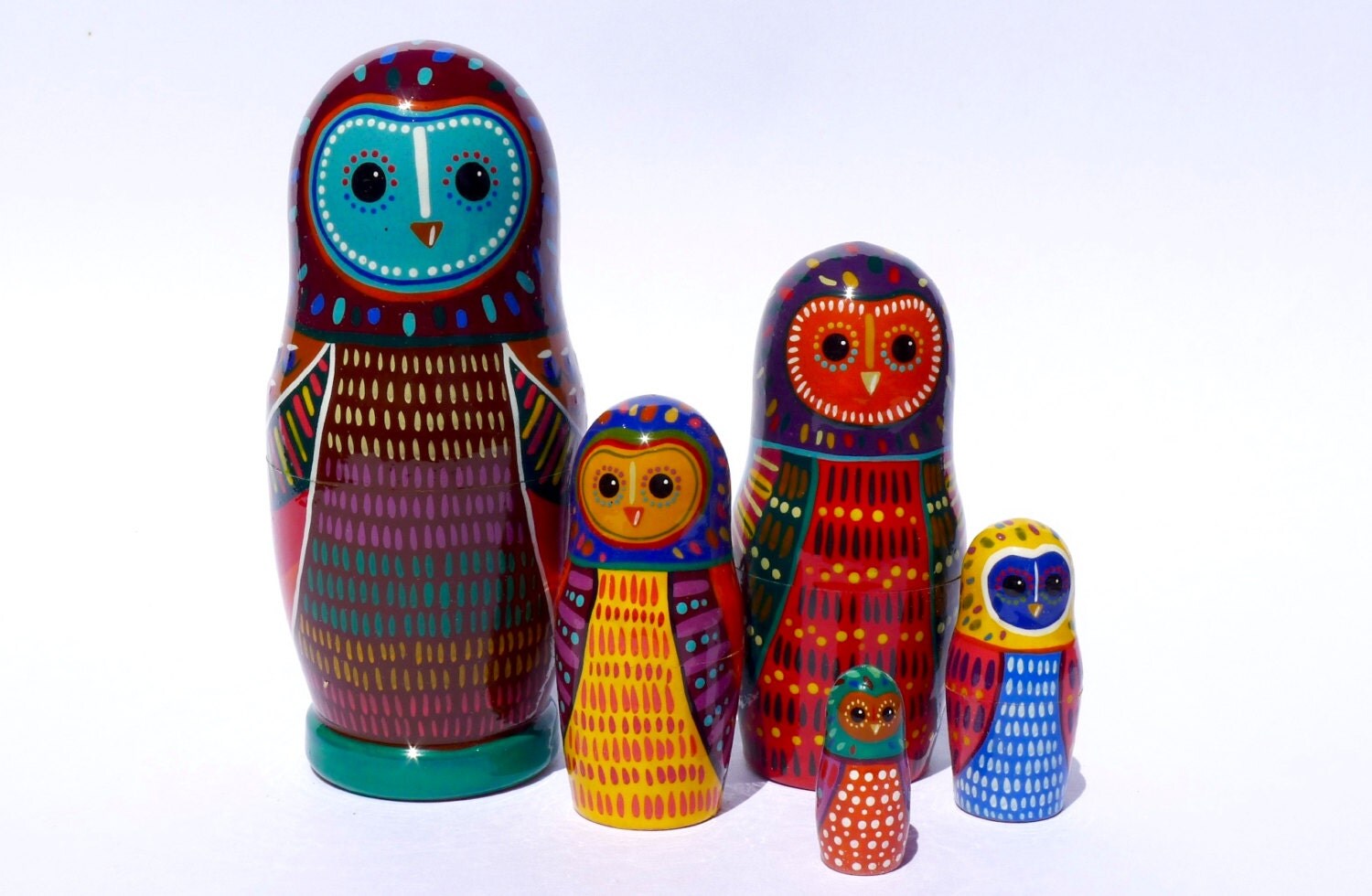 FREE Shipping Nesting dolls for kids 5 pcs Matryoshka