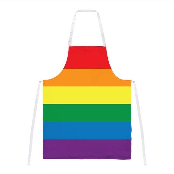 Rainbow Gay Pride Apron by OldGloryMerchandise on Etsy