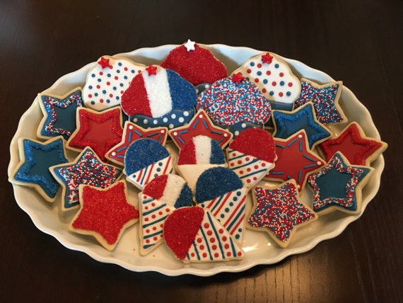 Items similar to 4th of July Cookies on Etsy