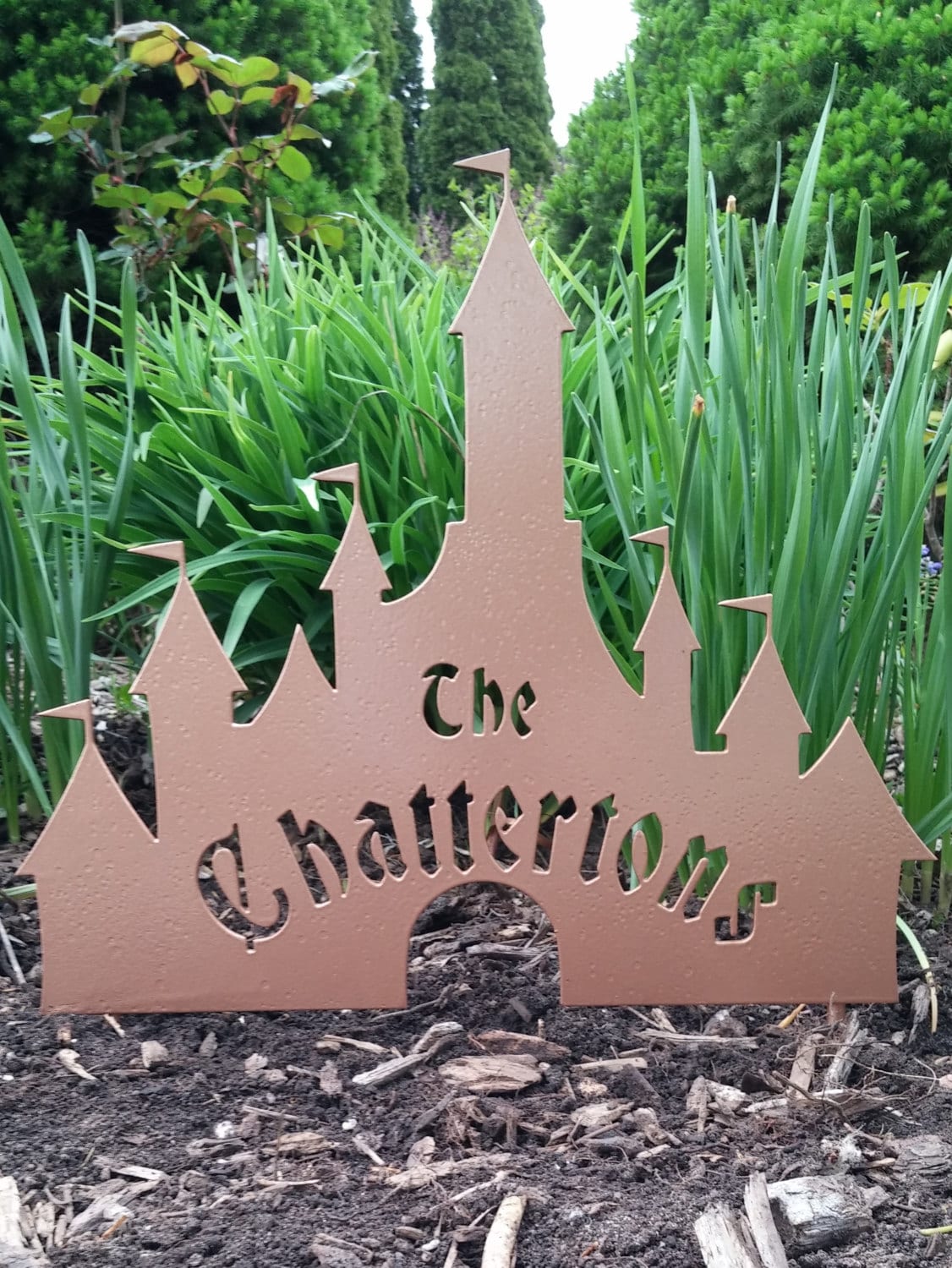 Disney Castle Inspired Sign Metal by