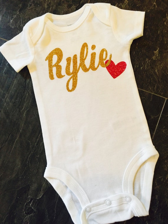 Personalized onesie little girl onesie baby girl