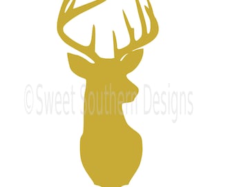 Deer head SVG instant download design for cricut or silhouette