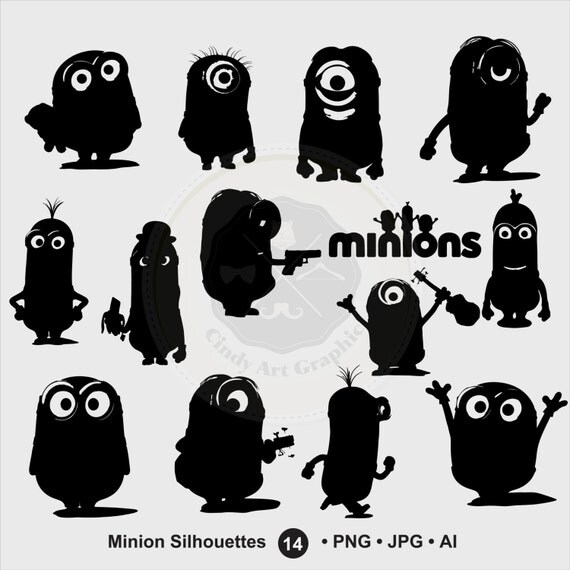 Minion Silhouettes Clipartminionminion clipartsilhouettes