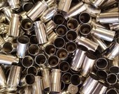 40 SW Once Fired Nickel Plated Brass 350 + Pieces. This brass is great for reloading, jewelry making and other crafts.