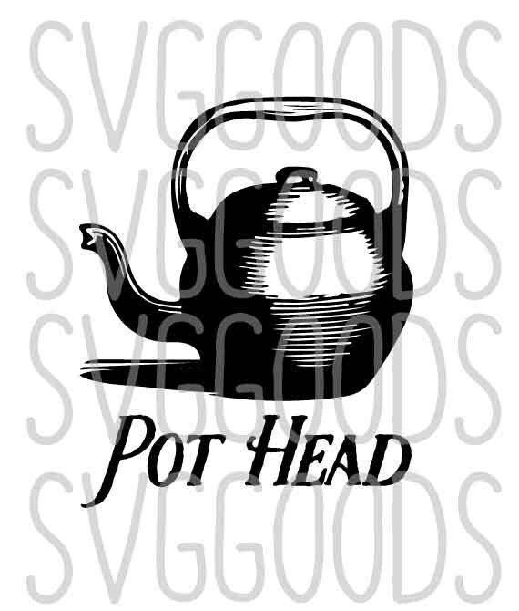 Download Pot head dxf Pothead dxf tea kettle dxf coffee pot dxf