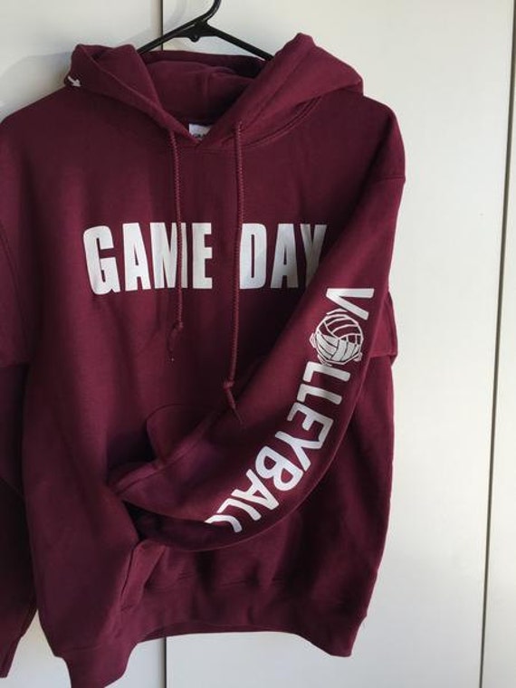 Game Day Volleyball Hooded Sweatshirt