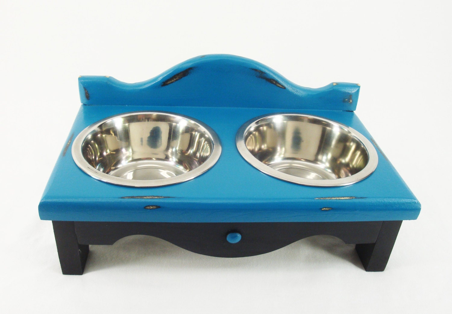 Raised Elevated Feeding Station Cats and Small by PetDinersPlus