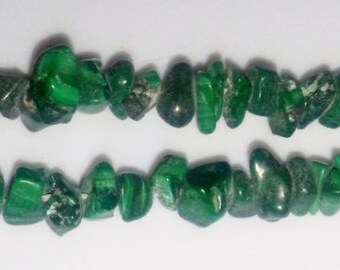 SALE! Malachite chip beads chip beads malachite chips green stone beads green chip beads semiprecious stone semiprecious beads malachite