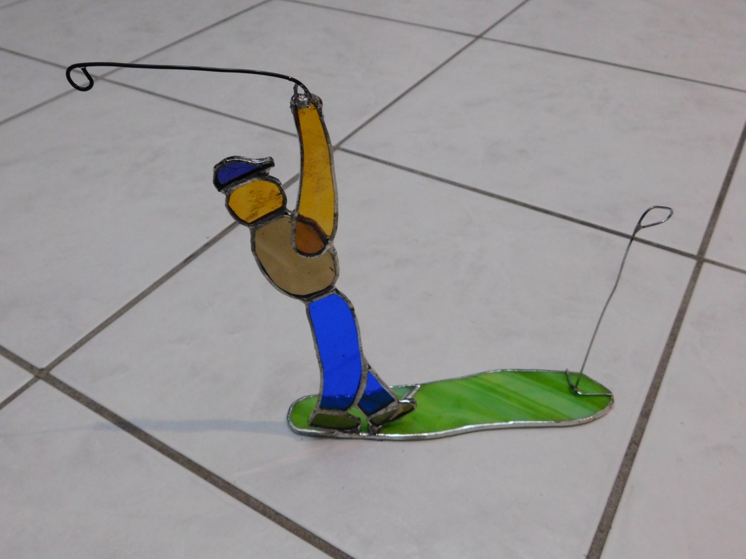 Stained Glass Golfer