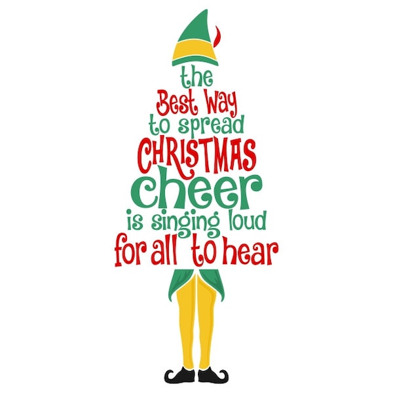Elf Quote Buddy the Elf Decal Christmas Decal Elf Decal