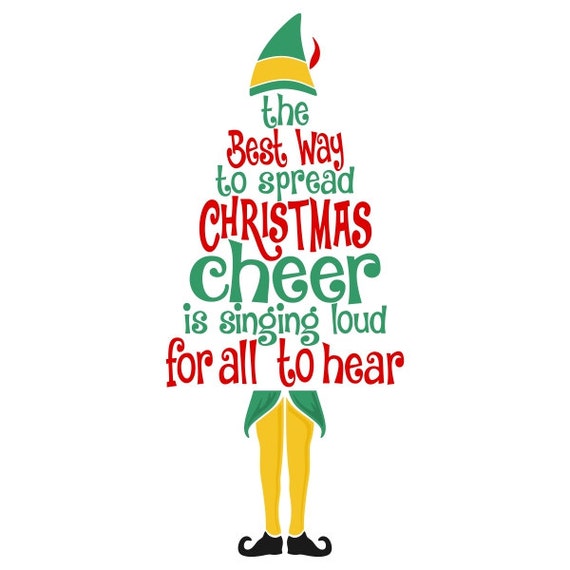 Elf Quote Buddy The Elf Decal Christmas Decal Elf Decal