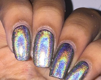 Silver Holo Nail Polish "Tiara Diamonds"