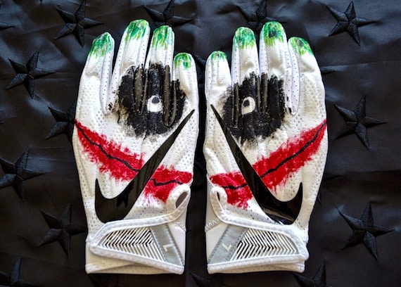 customize football gloves nike