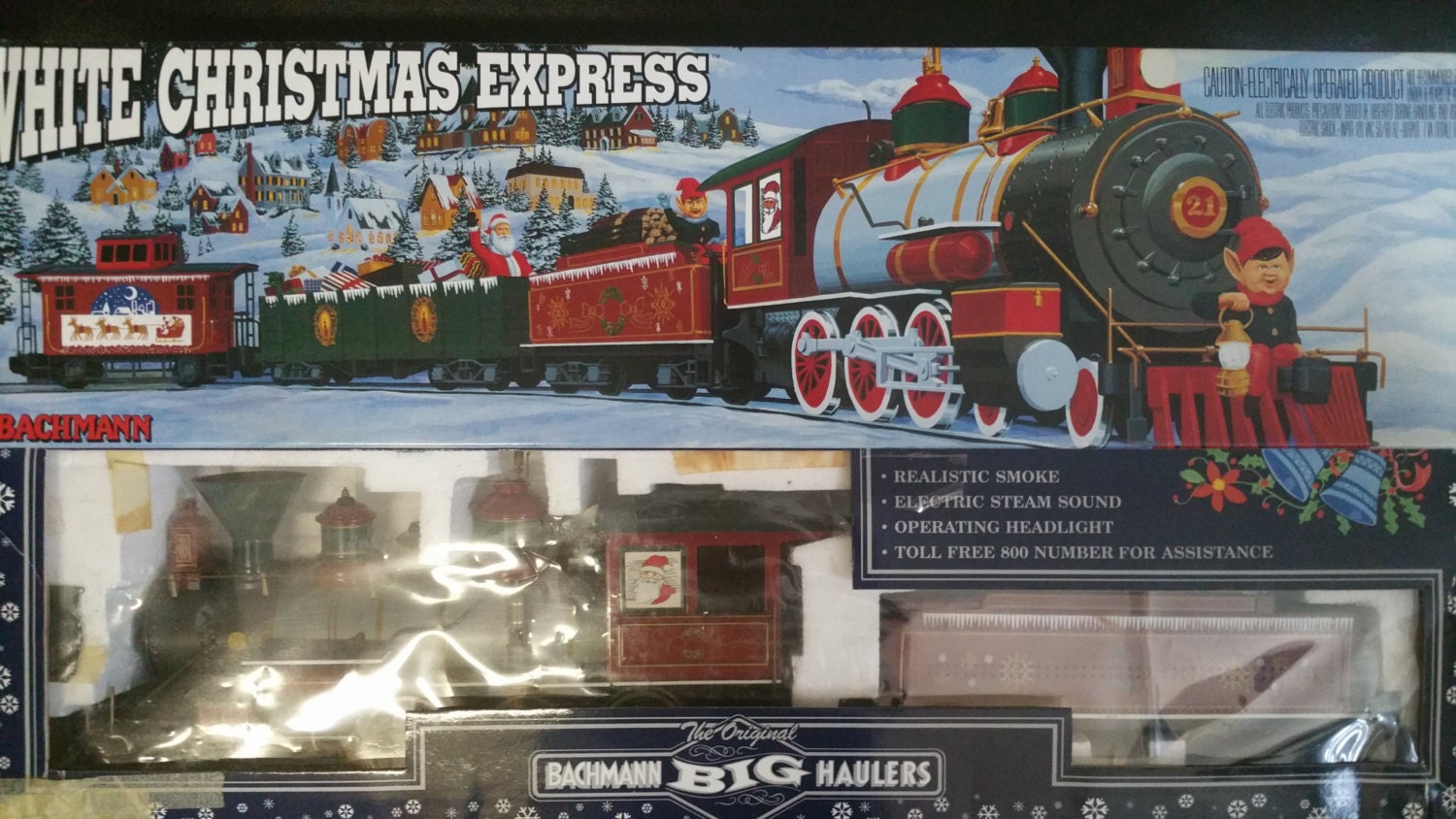 White Christmas Express G Scale Train Set
