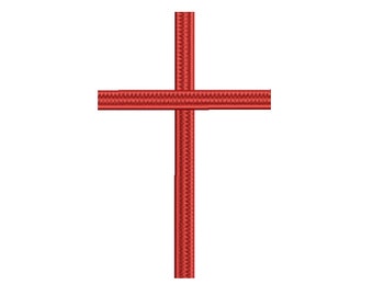 12 size RELIGIOUS CROSS EMBROIDERY Design -- No Applique --
