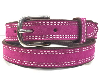 Blush Suede Belt Pink Belt Light Pink Belt Pastel Pink