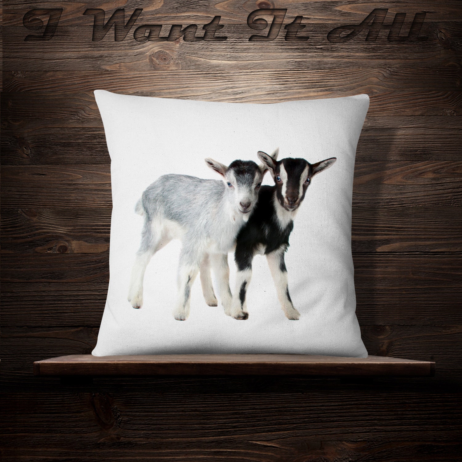 goat shaped pillow