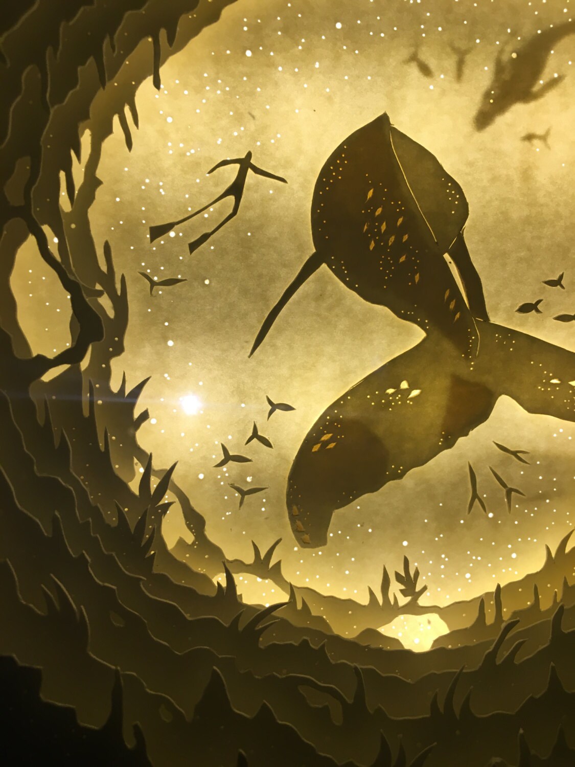 Shadow box diorama 3D picture it Starglass