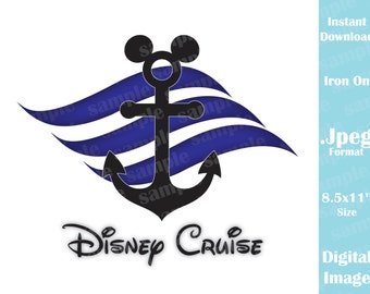 Disney Cruise Minnie OR Mickey Ears Printable Iron On Transfer