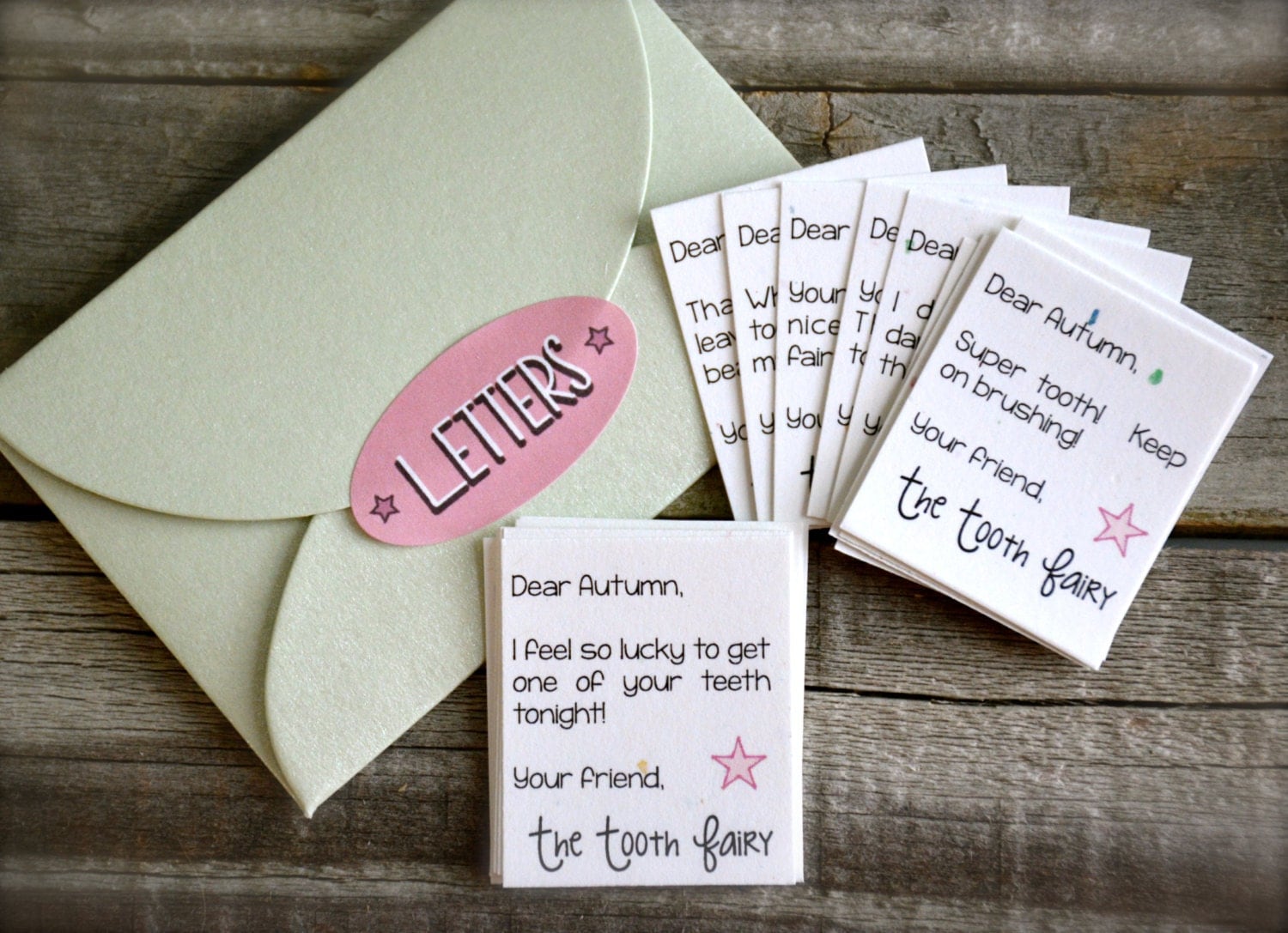 personalized letters from the tooth fairy