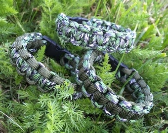 Bracelet Paracord Camouflage green and khaki