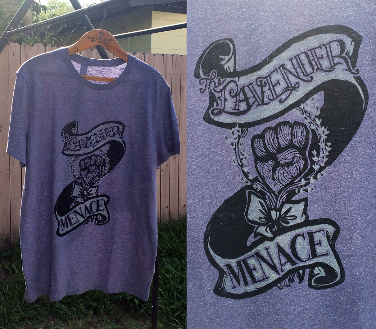 lavender menace tshirt