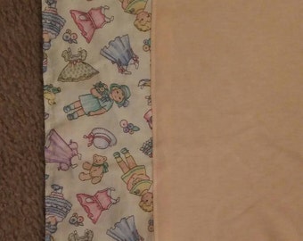 Baby burp cloth or travel diaper changing cloth