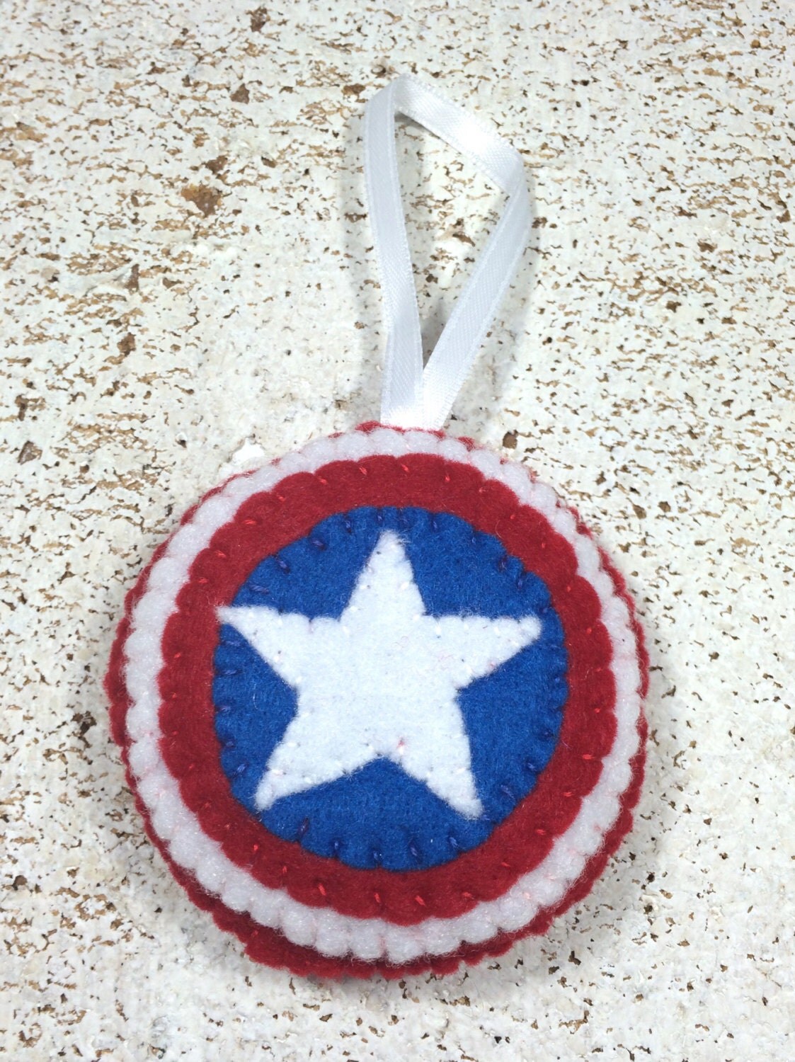 captain america shield ornament