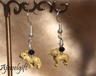 Fawn/Tan Chihuahua Earrings 13044