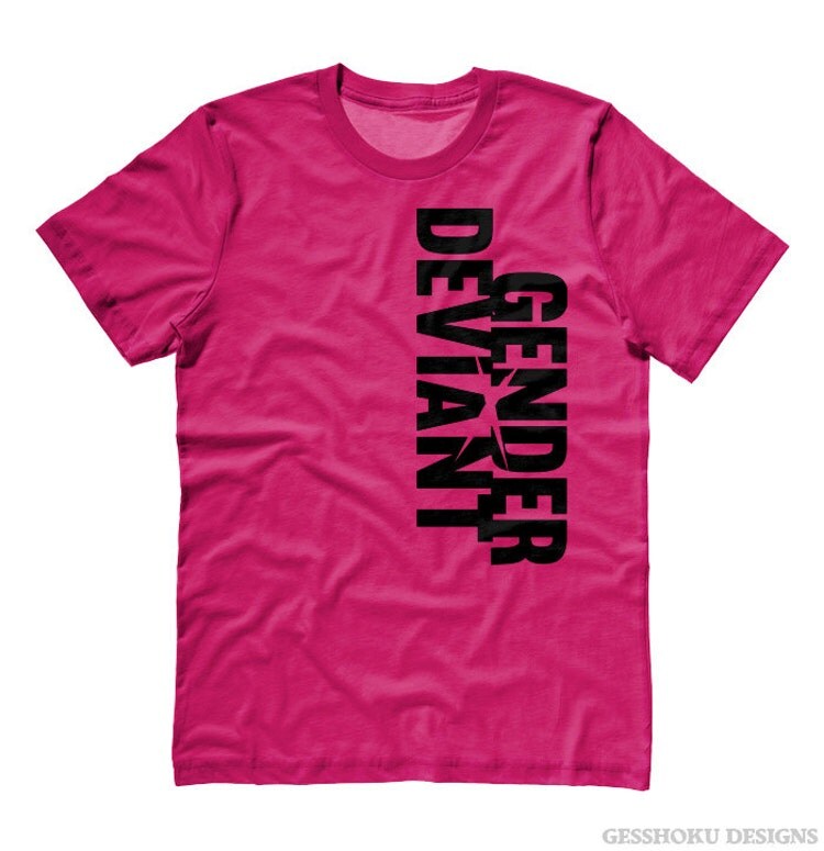 Gender Deviant T-shirt gender neutral by gesshokudesigns on Etsy