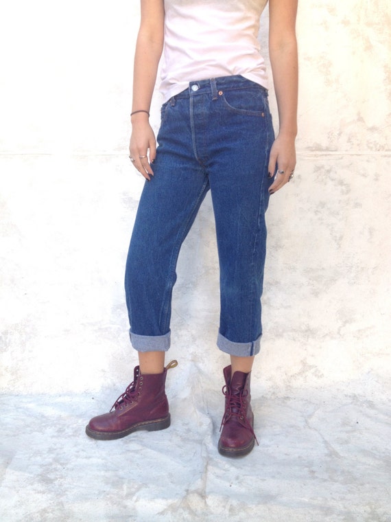 high waisted boyfriend jeans levi