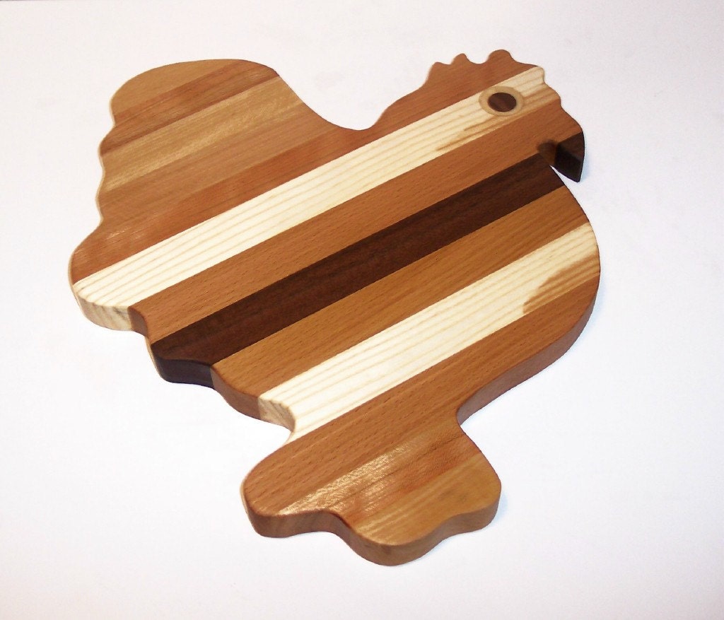 Rooster Cutting Board For The Country Kitchen Handcrafted from