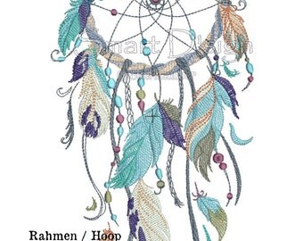 Dreamcatcher Nr.3 Doodle 5x7" 13x18 cm Machine Embroidery Design