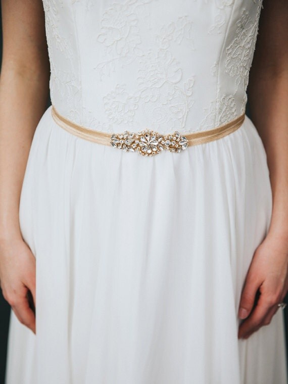 Bridesmaid Belt Wedding Dress Belt Pearl Bridal Sash