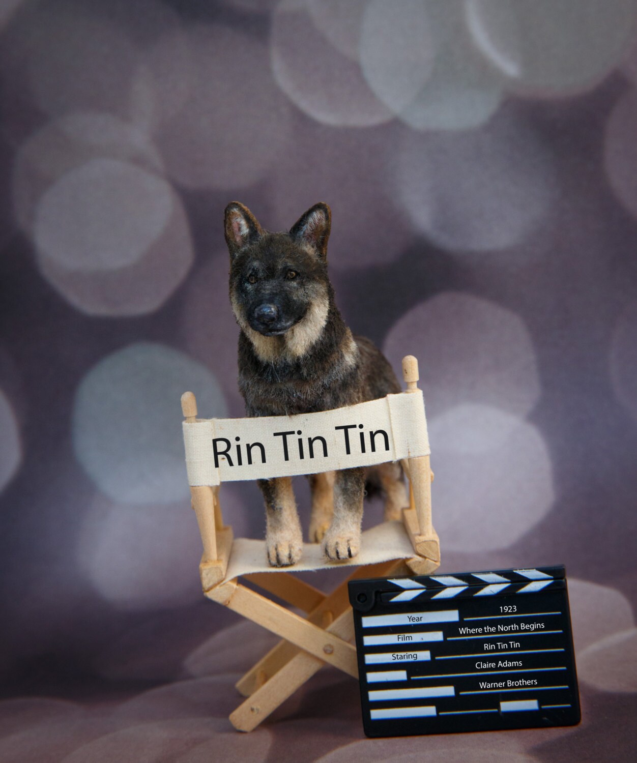 rin tin tin stuffed dog