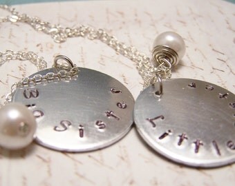 Big Sister Little Sister Necklace Set